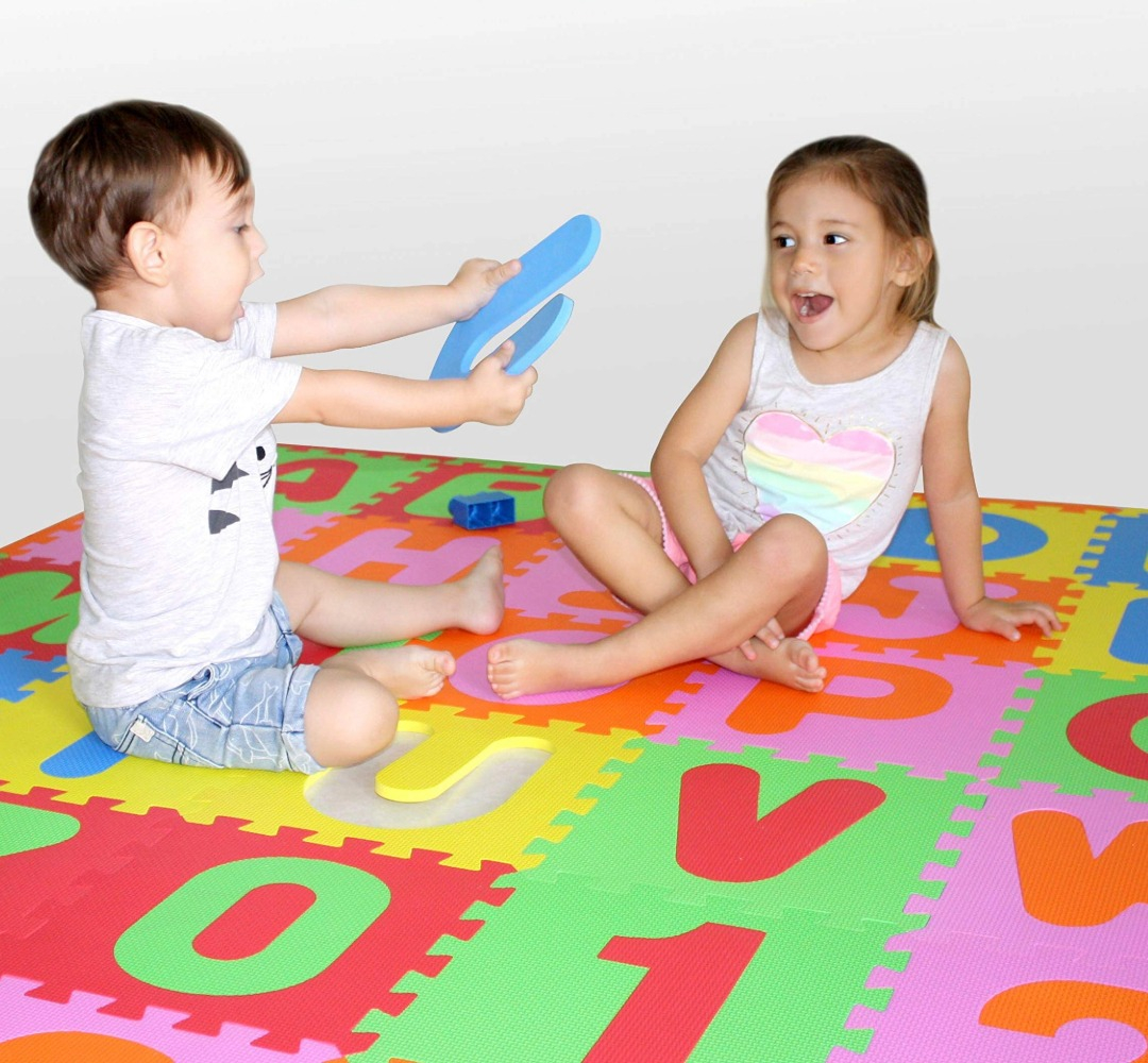 SET 2 ALFOMBRAS GOMA EVA ARMABLE DIDACTICO INFANTIL LAU - 4