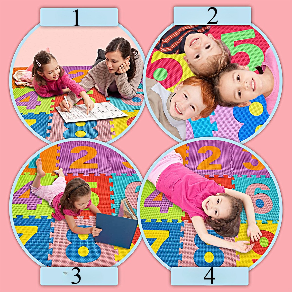 SET 2 ALFOMBRAS GOMA EVA ARMABLE DIDACTICO INFANTIL LAU - 10