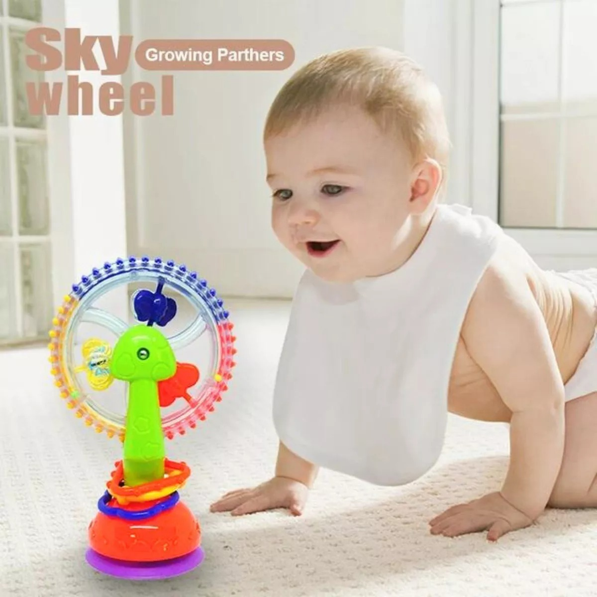 SONAJERO DIDACTICO SOPAPA JUGUETE VUELTA AL MUNDO BEBE LAU - 2