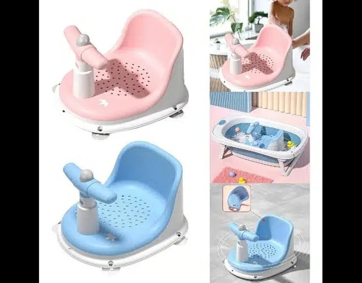 SILLA DUCHA ASIENTO BAÑO ANTIDESLIZANTE BEBE NIÑOS LAU - 4
