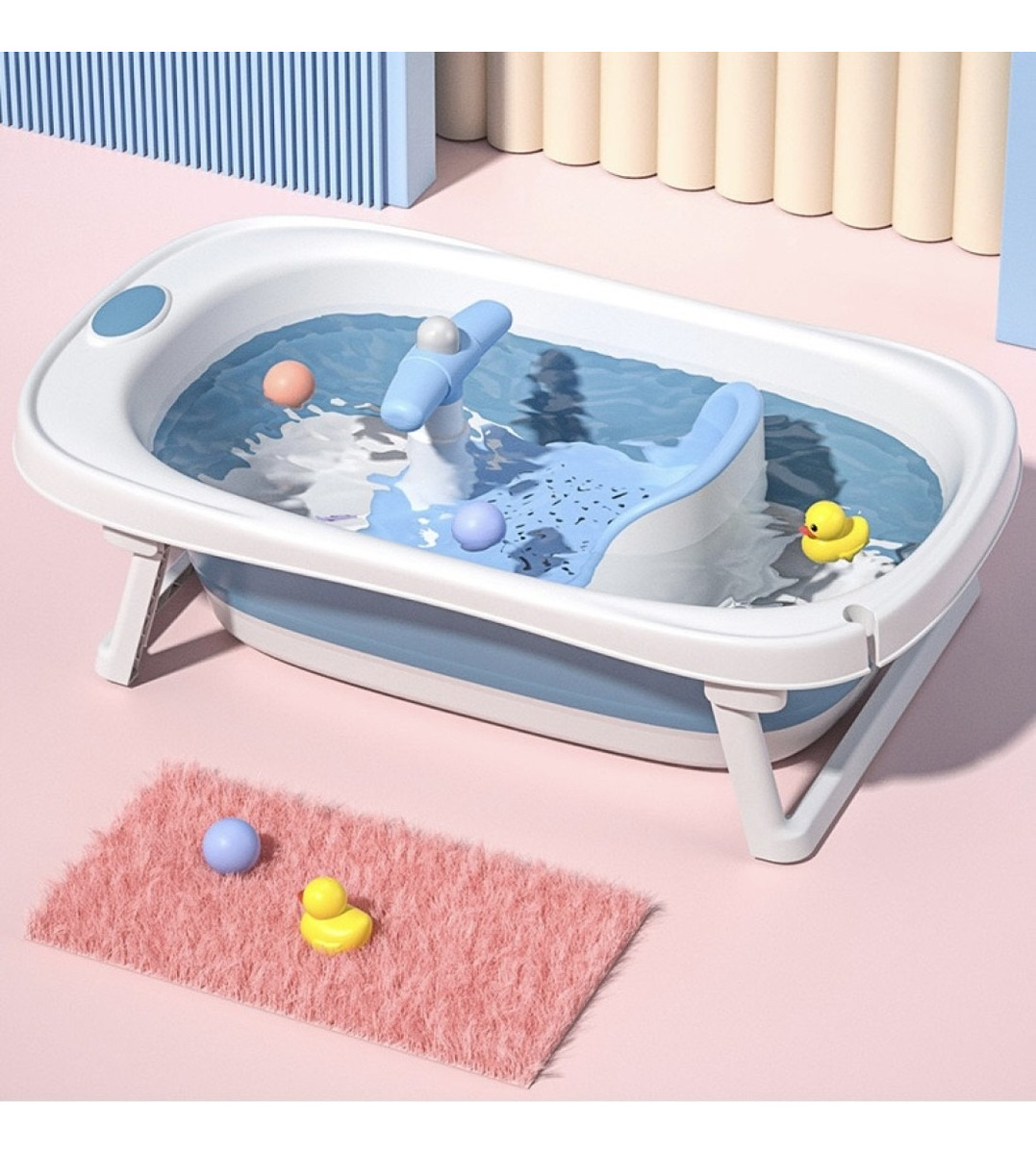 SILLA DUCHA ASIENTO BAÑO ANTIDESLIZANTE BEBE NIÑOS LAU - 10