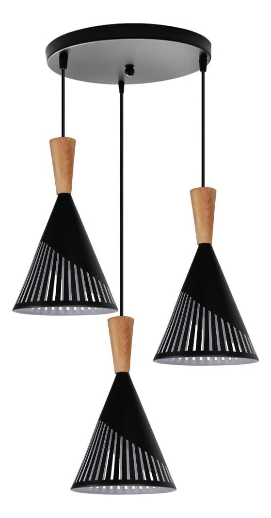 LÁMPARA COLGANTE DECORATIVA AJUSTABLE MESA COMEDOR LAU - 1