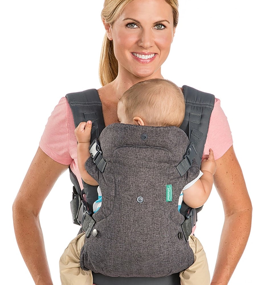 PORTABEBE CANGURERA CARGADOR ERGONOMICO INFANTIL BEBE LAU - 1