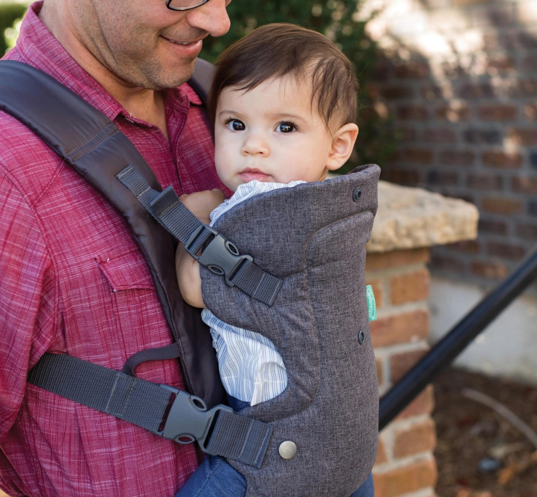 PORTABEBE CANGURERA CARGADOR ERGONOMICO INFANTIL BEBE LAU - 6