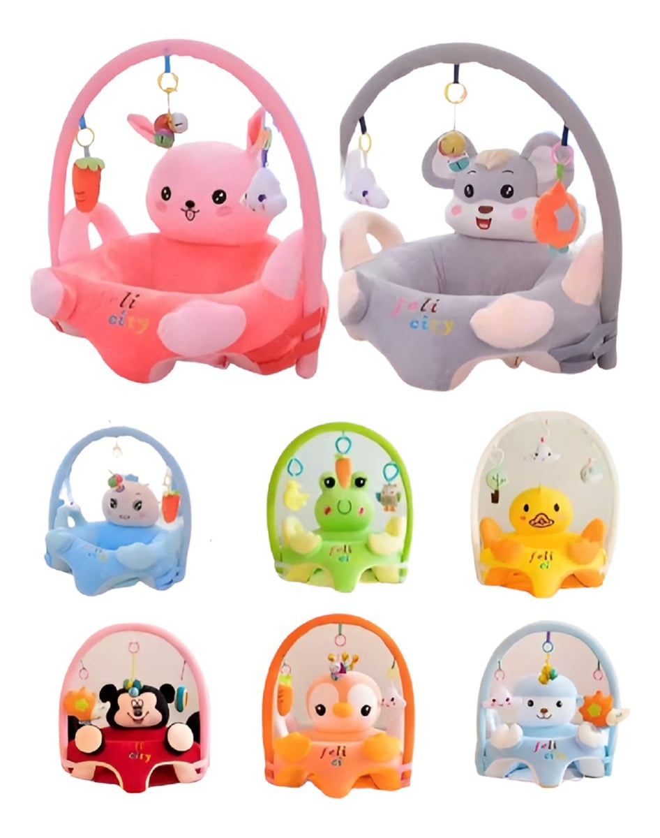 SILLA FELPA EXTRA SUAVE CÓMODA NIDO ANTICAÍDAS NIÑOS LAU - 1