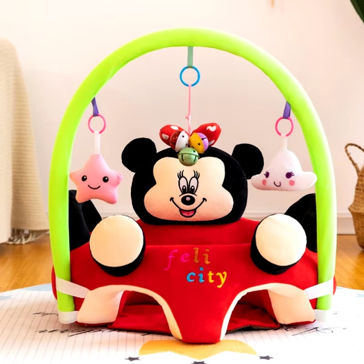 SILLA FELPA EXTRA SUAVE CÓMODA NIDO ANTICAÍDAS NIÑOS LAU - 6