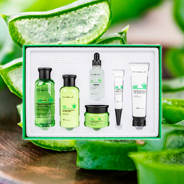 KIT SKINCARE FACIAL HIDRATANTE ANTIEDAD ALOE VERA PIEL MIXTA - 2