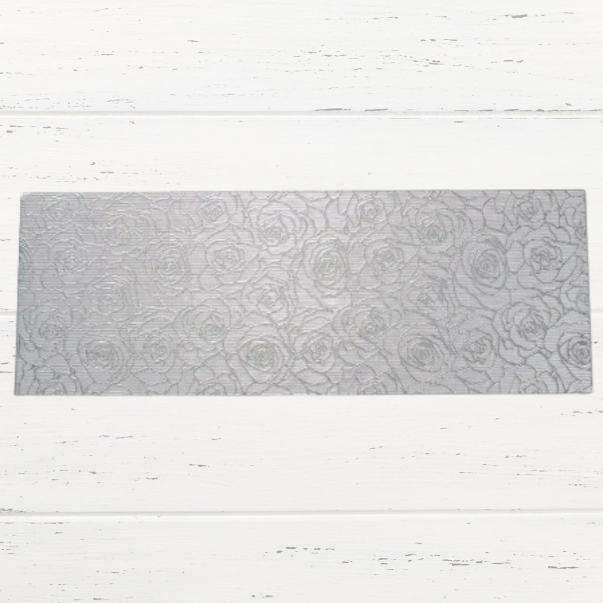 SET 3 MANTEL DECORATIVO ELEGANTE DISEÑO FLORAL RELIEVE LAU - 3