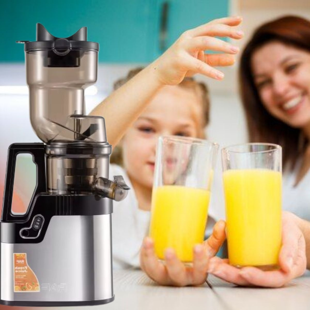 EXPRIMIDOR JUGO MULTIFUNCIONAL EXTRACTOR COMPACTO JHN - 6