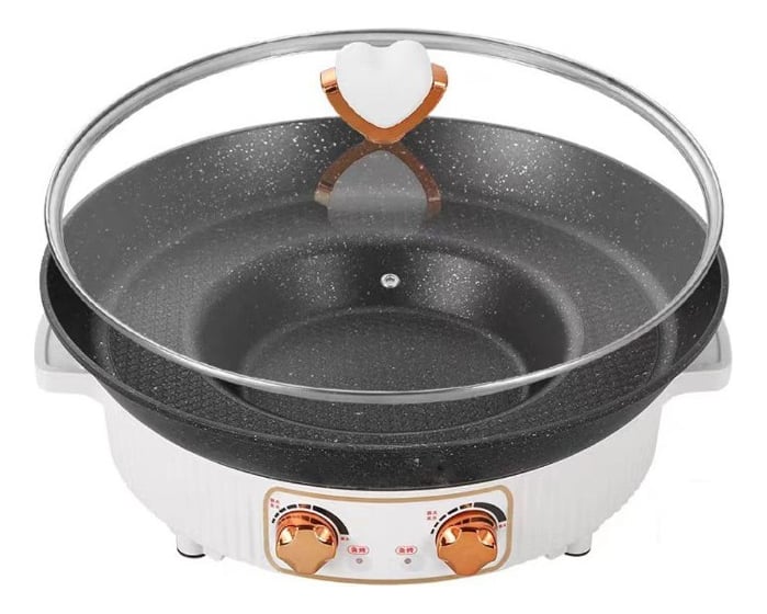GENÉRICO OLLA SARTÉN ELÉCTRICA MULTIFUNCIONAL 2L COCINA VERSÁTIL JHN