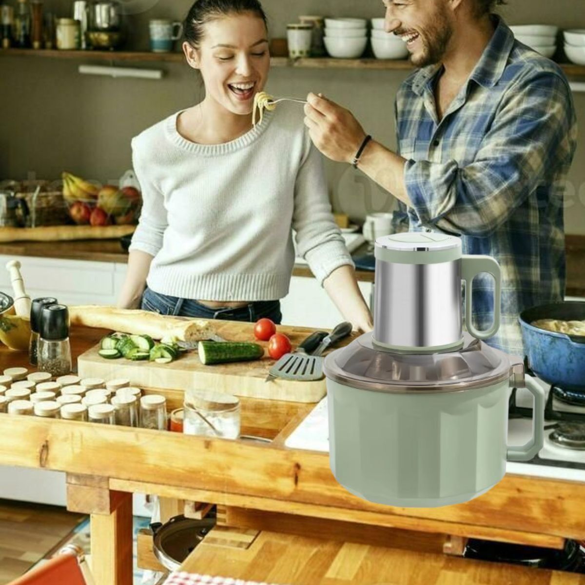 PROCESADOR ALIMENTOS VERSÁTIL POTENTE PREPARACIÓN COCINA JHN - 5