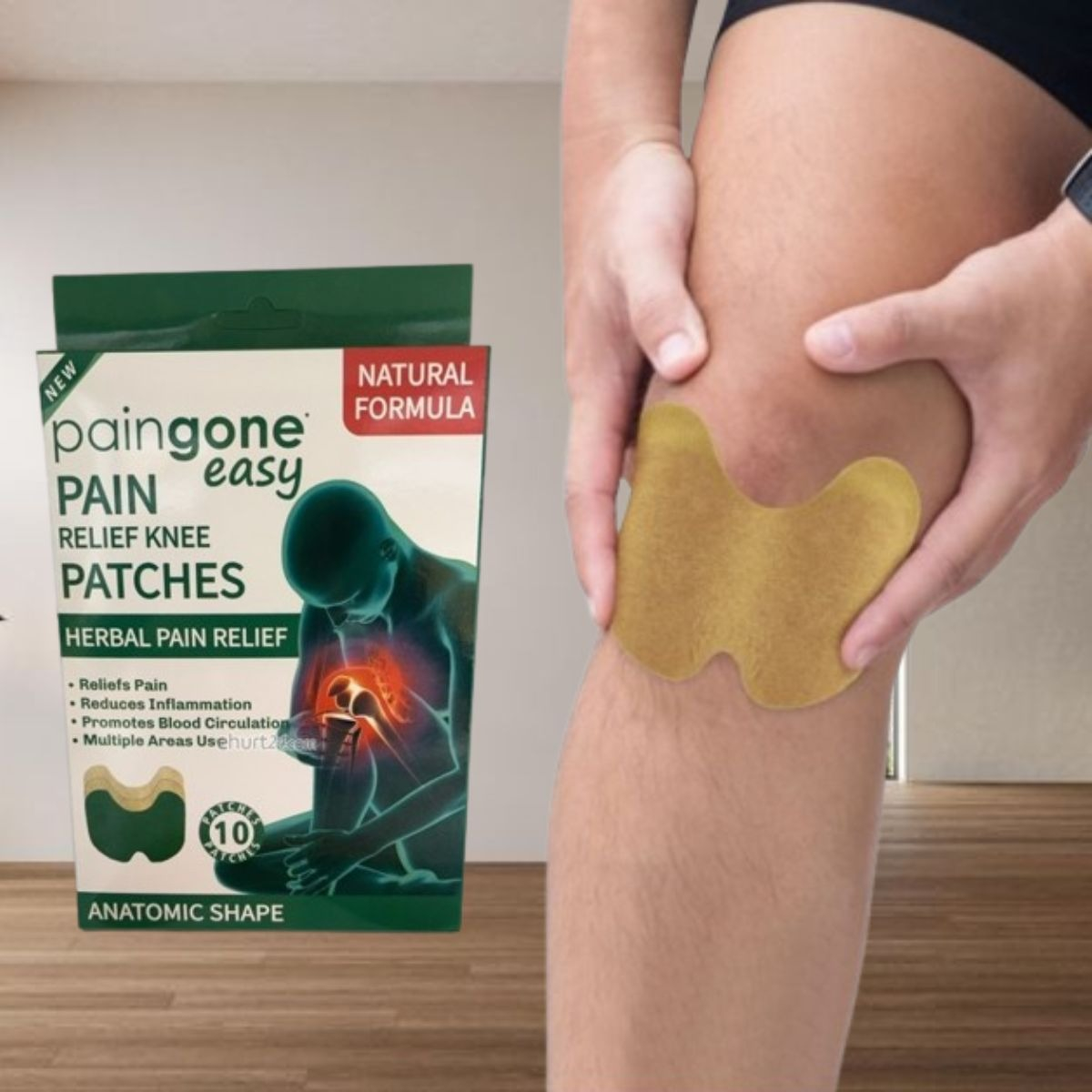 PARCHES ALIVIO INSTANTÁNEO DOLOR RODILLAS 7 PACK JHN - 2
