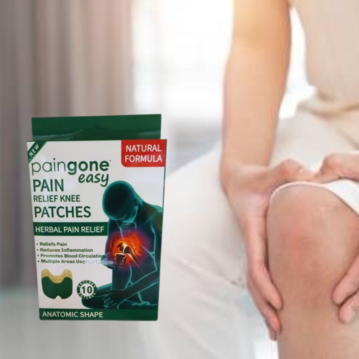 PARCHES ALIVIO INSTANTÁNEO DOLOR RODILLAS 7 PACK JHN - 6