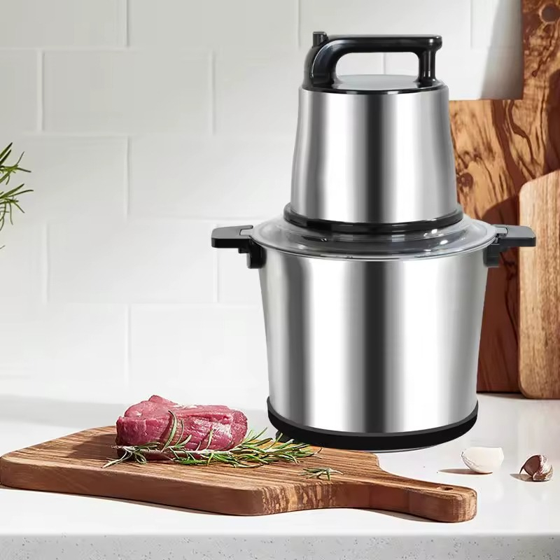 PROCESADOR ALIMENTOS MULTIUSOS PICADORA ACERO INOXIDABLE JHN - 5