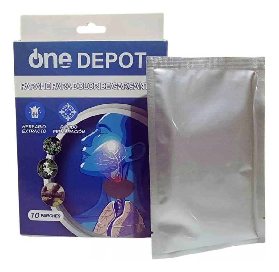 PARCHE HERBAL TOS DOLOR GARGANTA ALIVIO DURADERO 6 PACK JHN - 1