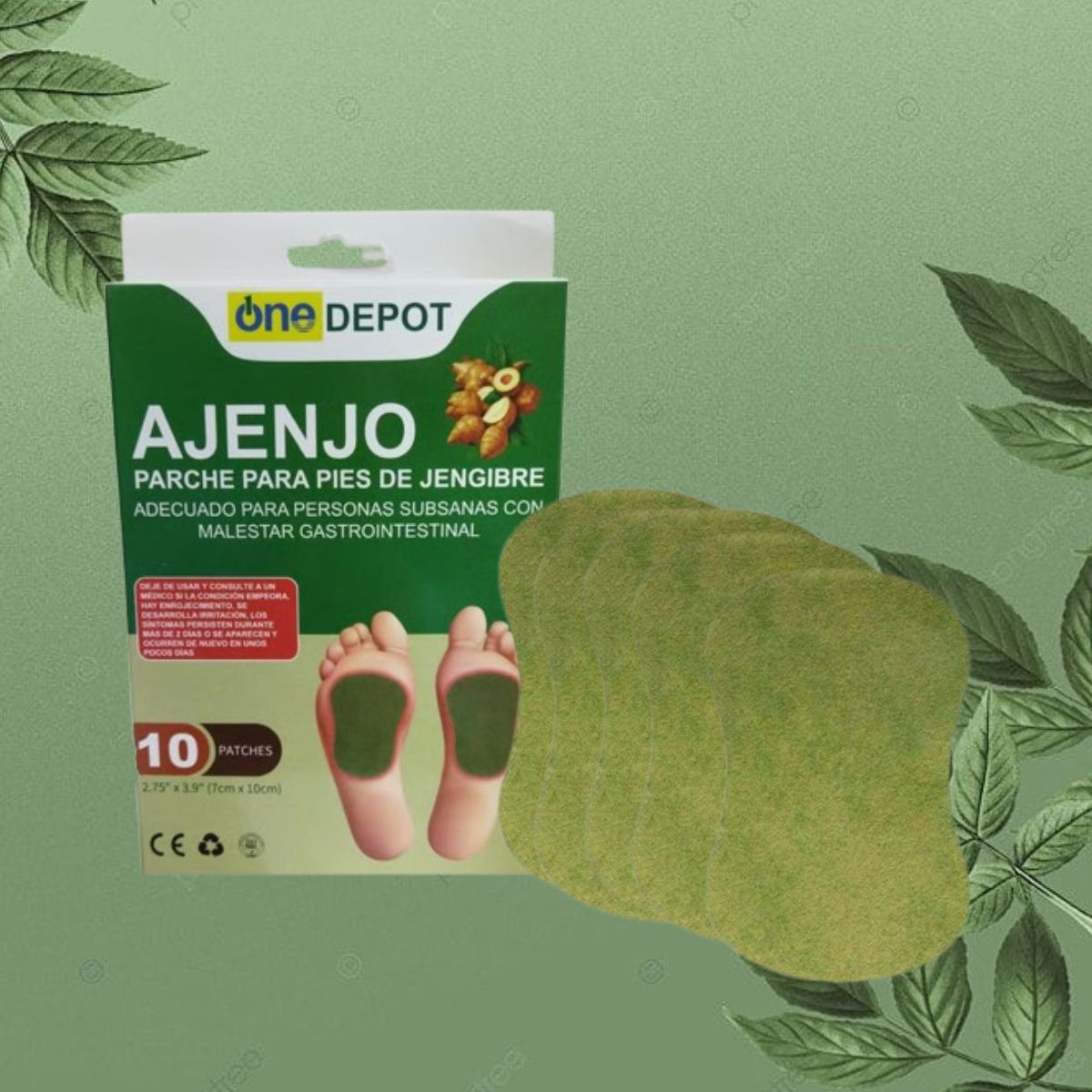 PARCHES AJENJO PIES DESINTOXICANTES RELAJANTES 7 PACK JHN - 10