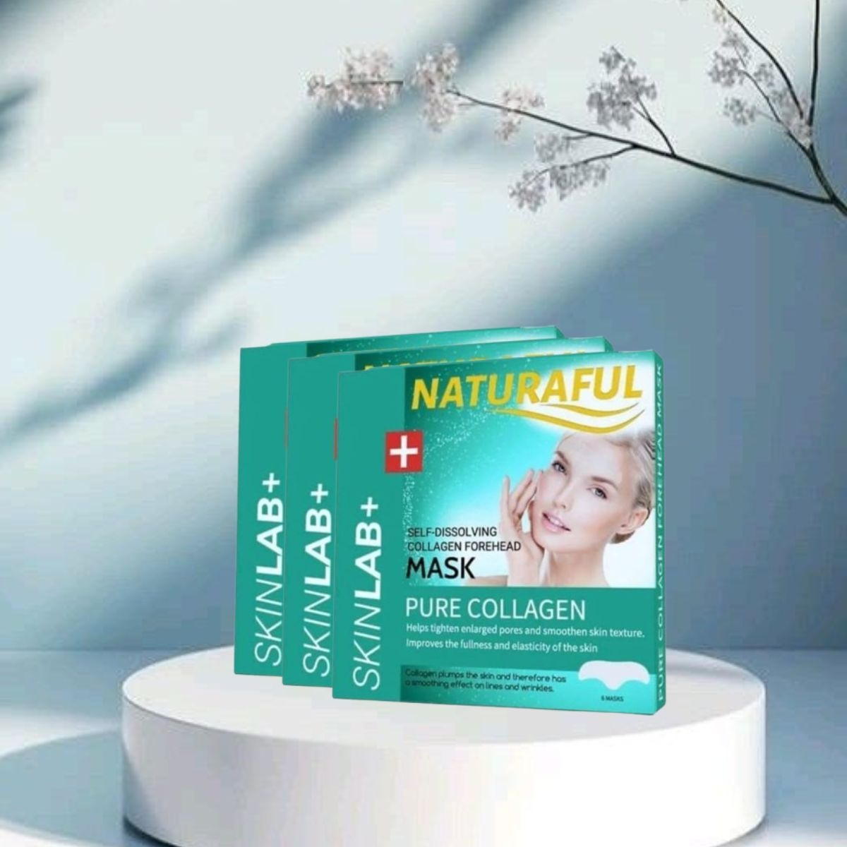 PARCHES COLÁGENO ABSORBENTES HIDRATACIÓN FIRMEZA 4 PACK JHN - 9