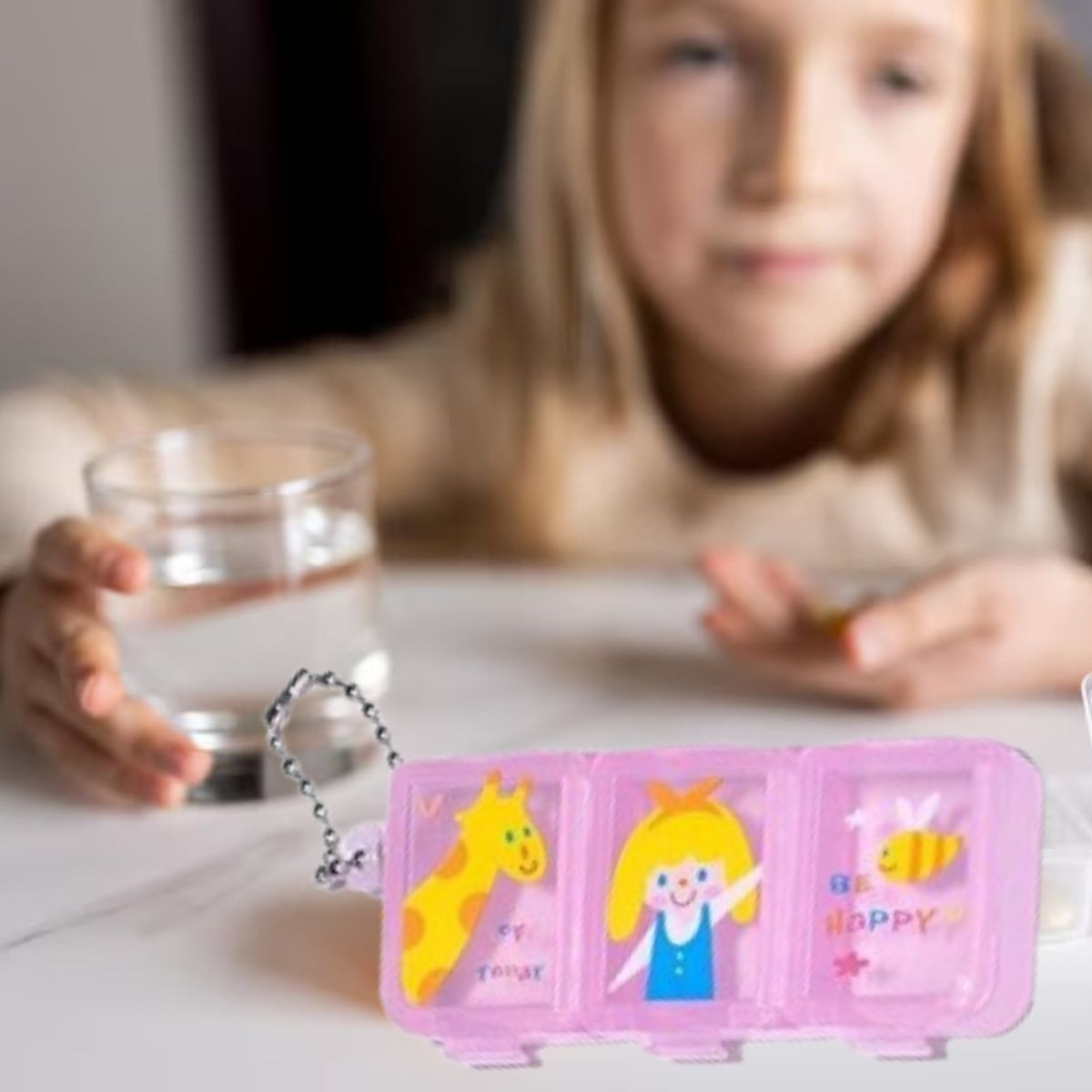 SET 8 PASTILLERO MINI ORGANIZADOR DIBUJO ANIMADO MEDICINALAU - 4