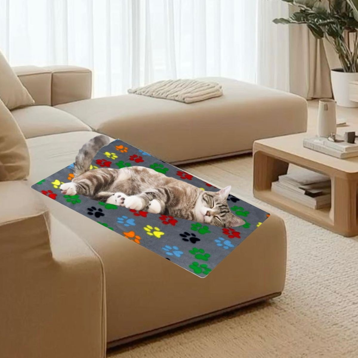 SET 3 MANTAS POLAR TERMICA PARA MASCOTAS 100X70CM LAU - 7