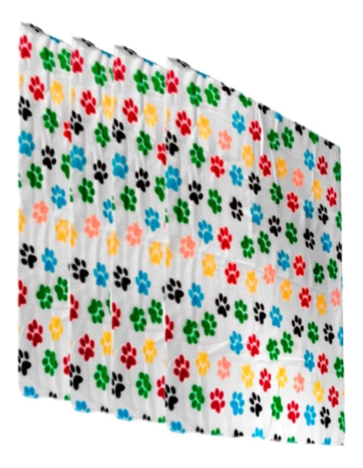SET 3 MANTAS POLAR PARA MASCOTAS 100X70CM SUAVE ABRIGO LAU - 1