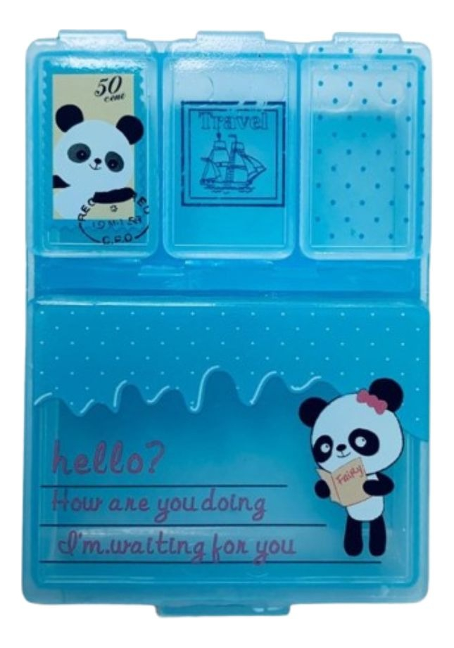 SET 6 PASTILLEROS MINI ANIMADO NIÑOS PORTATIL TABLETAS LAU - 1
