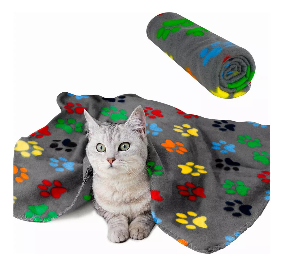 SET 3 MANTAS TERMICA PARA MASCOTAS PERROS GATOS 120X90CM LAU - 3