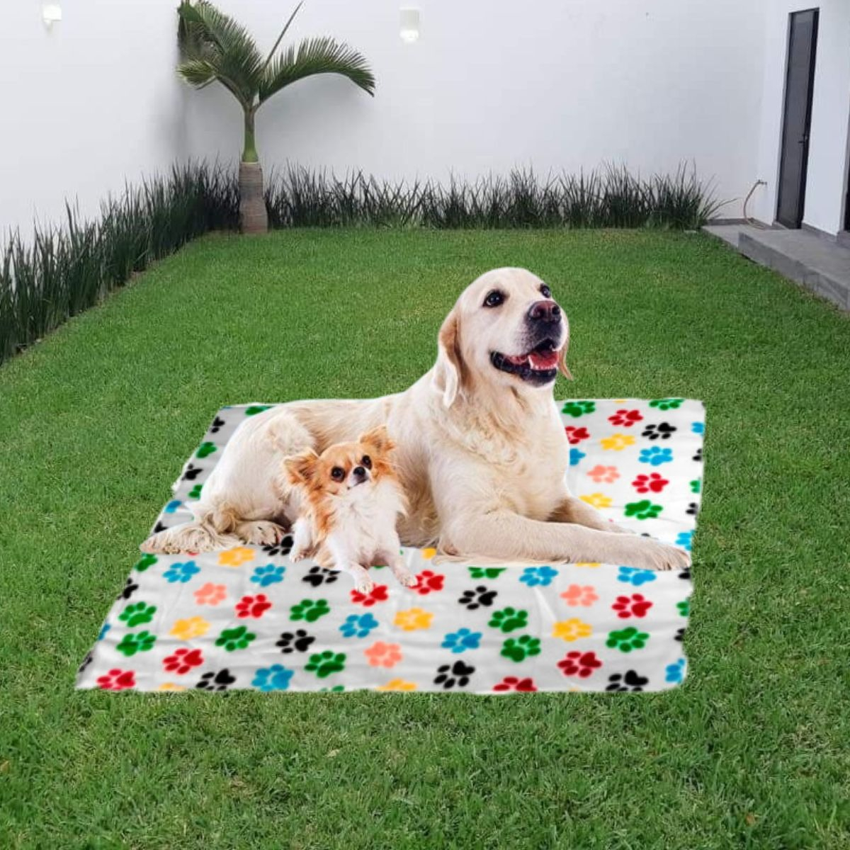 SET 3 MANTAS TERMICAS PARA MASCOTAS PERROS GATOS SUAVE LAU - 7