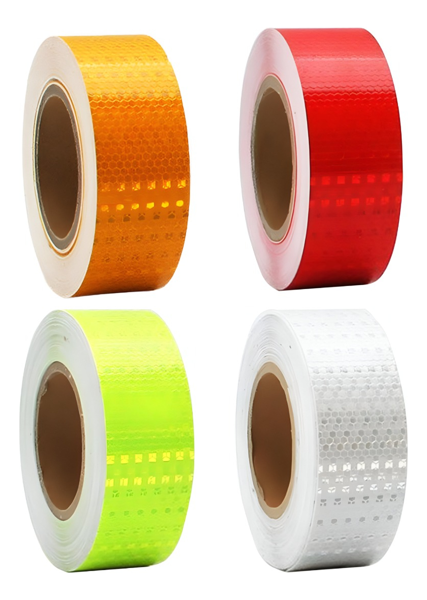 SET 3 CINTA REFLECTANTE IMPERMEABLE ADHESIVA COLORES JHN - 1