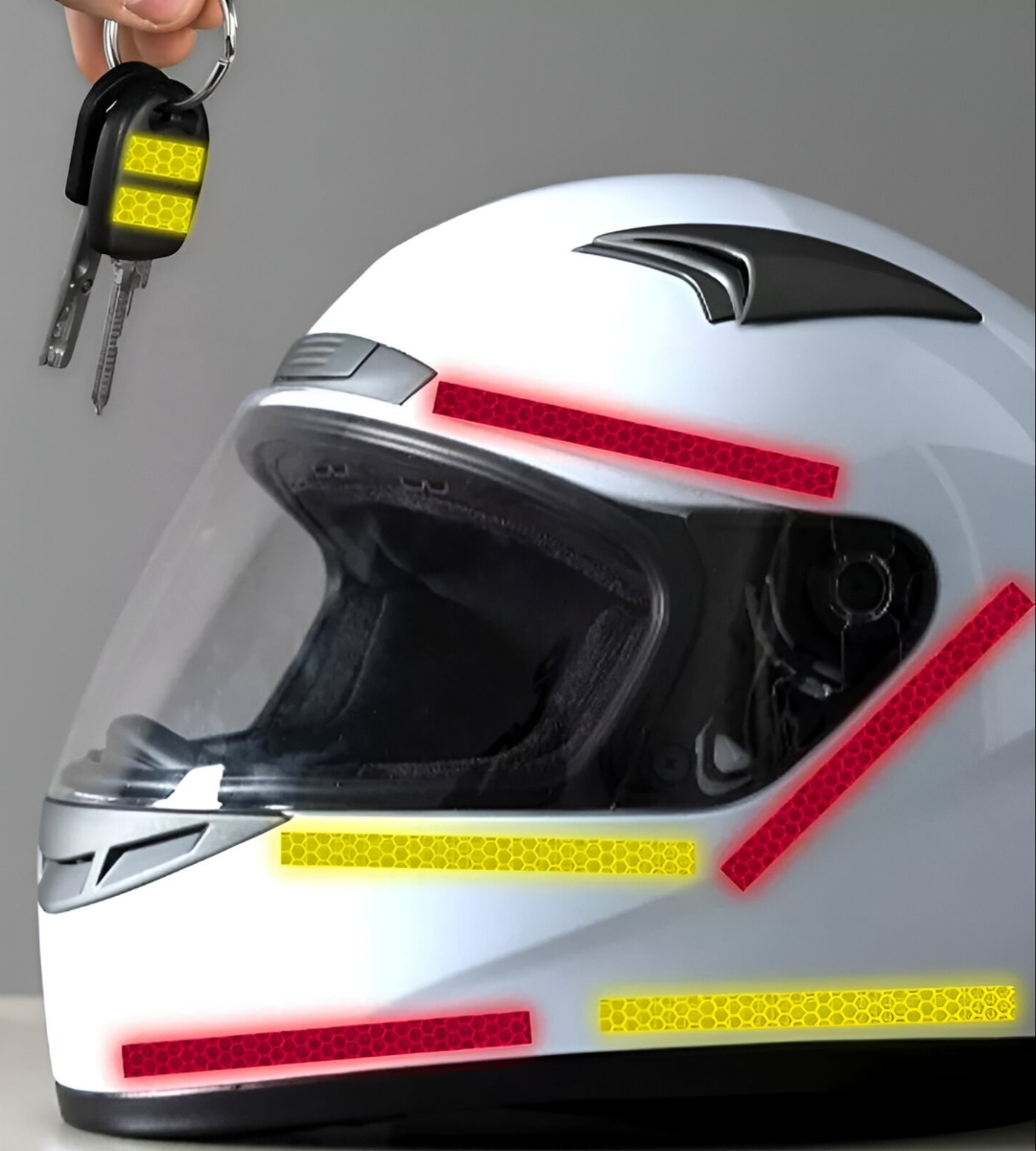 SET 3 CINTA REFLECTANTE IMPERMEABLE ADHESIVA COLORES JHN - 9