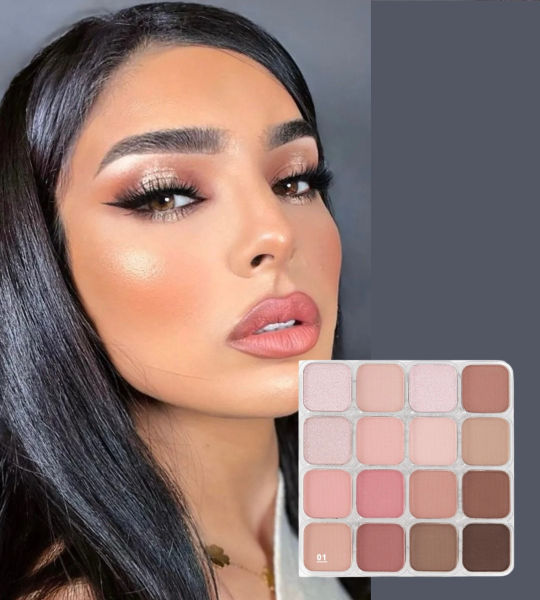 SOMBRA DE OJOS PALETA MULTIFUNCIONAL POLVO JHN - 2