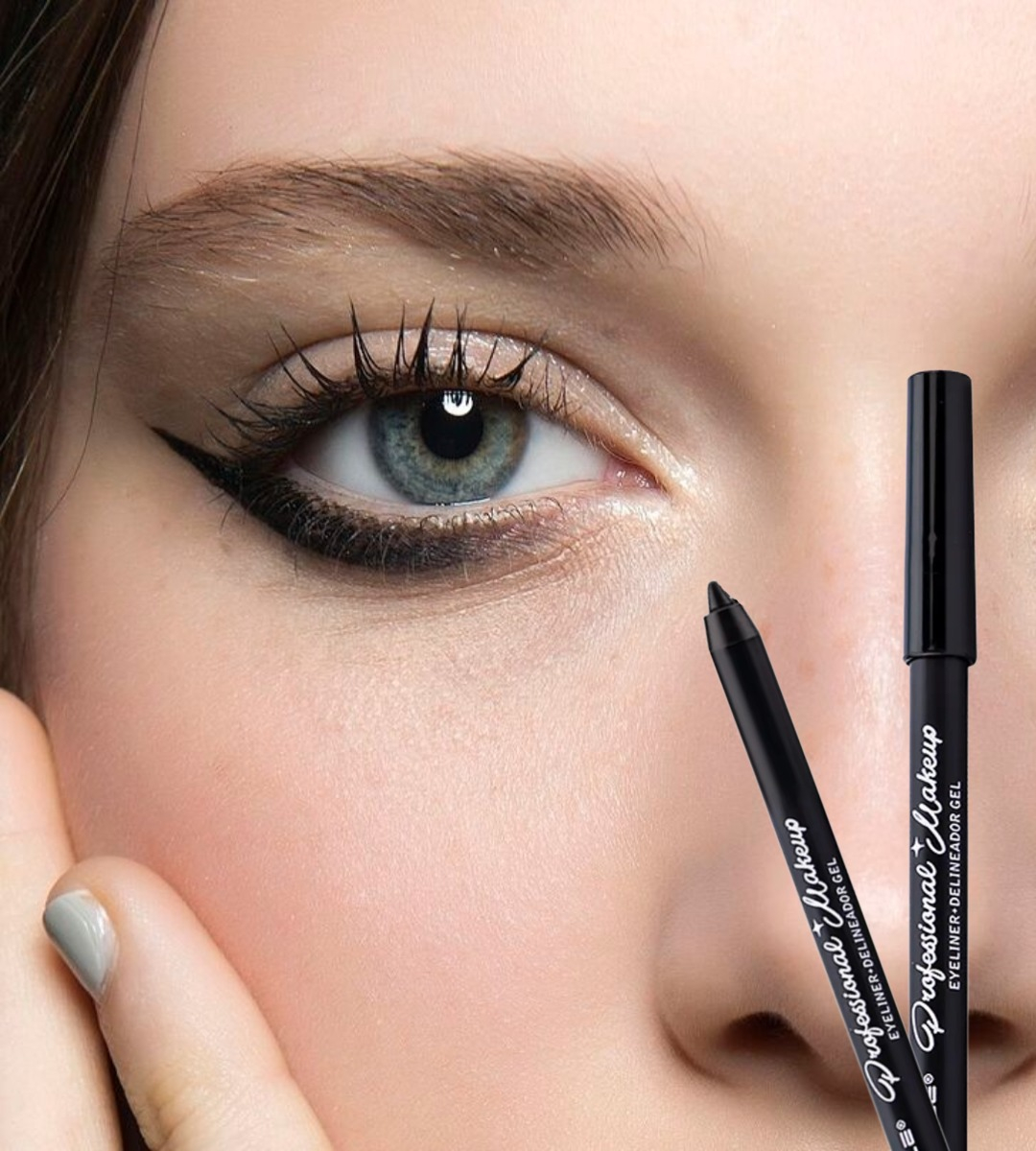 SET 5 DELINEADOR DE OJOS NEGRO MIRADA DEFINIDA AUDAZ JHN - 6