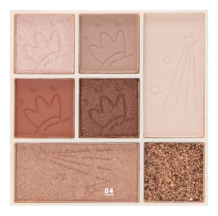 SET 3 SOMBRA OJOS PALETA MULTIFUNCIONAL POLVO 6 COLORES JHN - 2