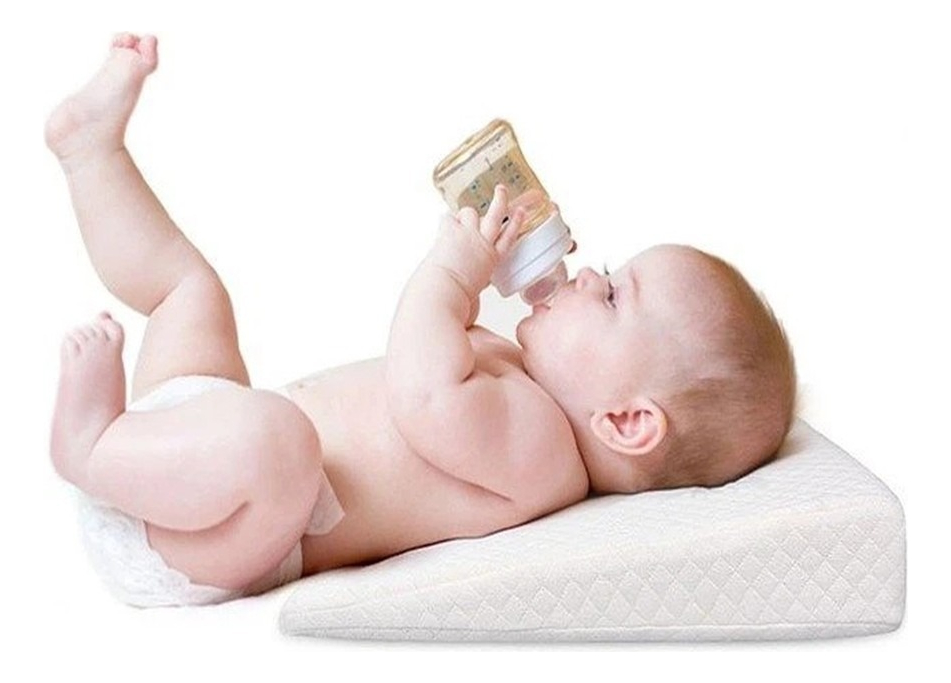 ALMOHADA ANTIREFLUJO RECIEN NACIDO SUAVE BEBE LAU - 1