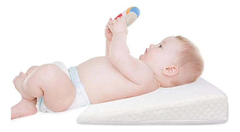ALMOHADA ANTIREFLUJO RECIEN NACIDO SUAVE BEBE LAU - 4