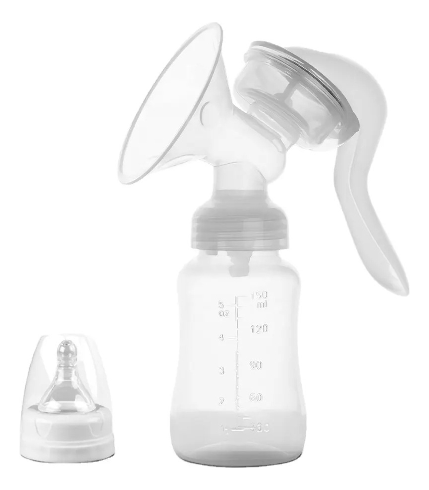 EXTRACTOR DE LECHE MATERNA MANUAL PORTATIL PRACTICO MAMA LAU - 1