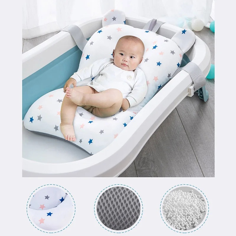 ALMOHADILLA ASIENTO MALLA SOPORTE DUCHA BAÑO BEBE LAU - 4