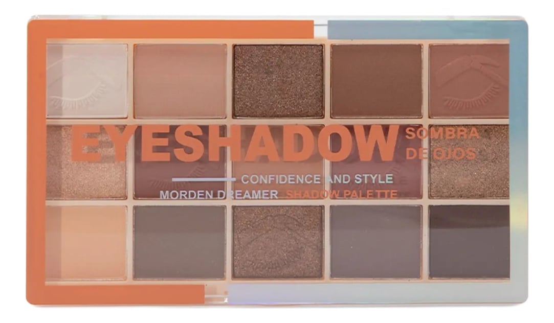 SET 2 SOMBRA OJOS PALETA 15 TONOS VIBRANTE DURADERA JHN - 1