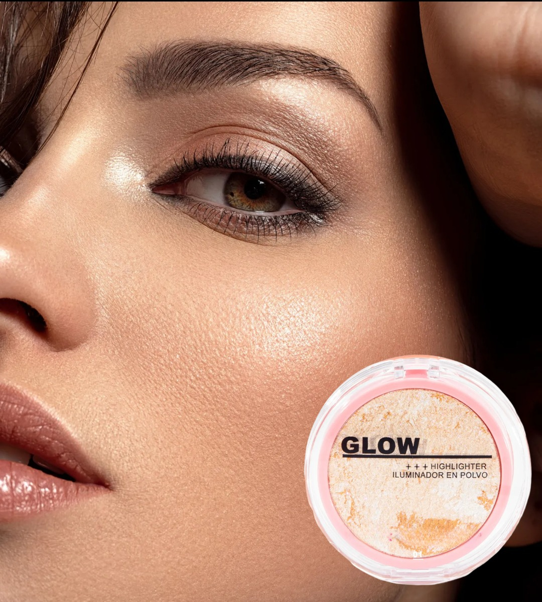 SET 2 ILUMINADOR POLVO ROSTRO BRILLO SUTIL LUMINOSIDAD JHN - 5