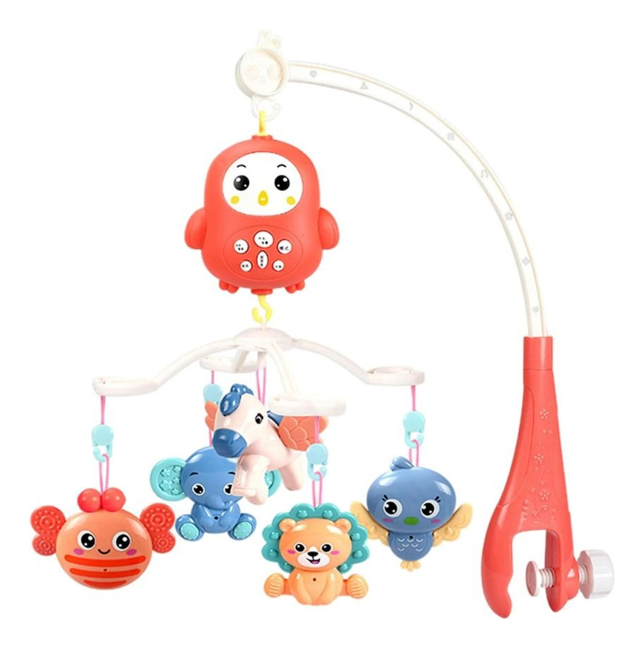 MOVIL MUSICAL PARA CUNA BEBE ESTIMULACION VISUAL LAU - 1
