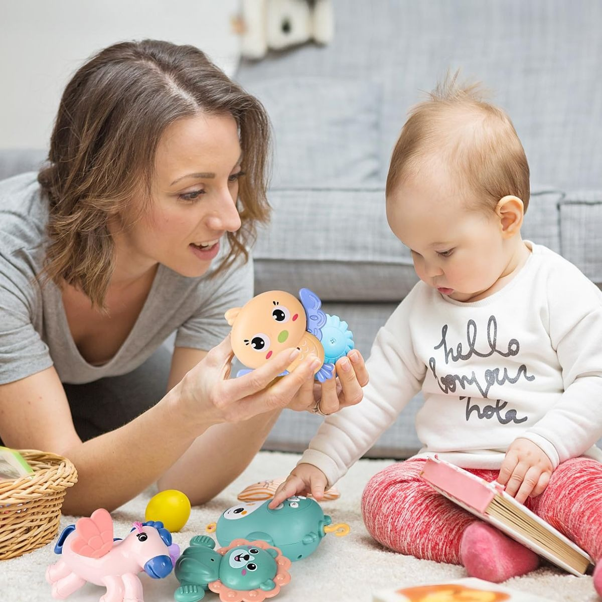 MOVIL MUSICAL PARA CUNA BEBE ESTIMULACION VISUAL LAU - 3