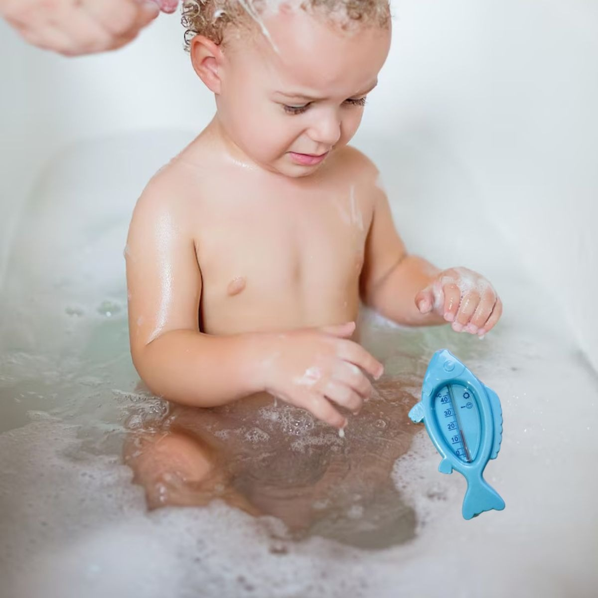 SET 7 TERMOMETRO DE BAÑO AGUA FORMA PEZ TEMPERATURA BEBE LAU - 5