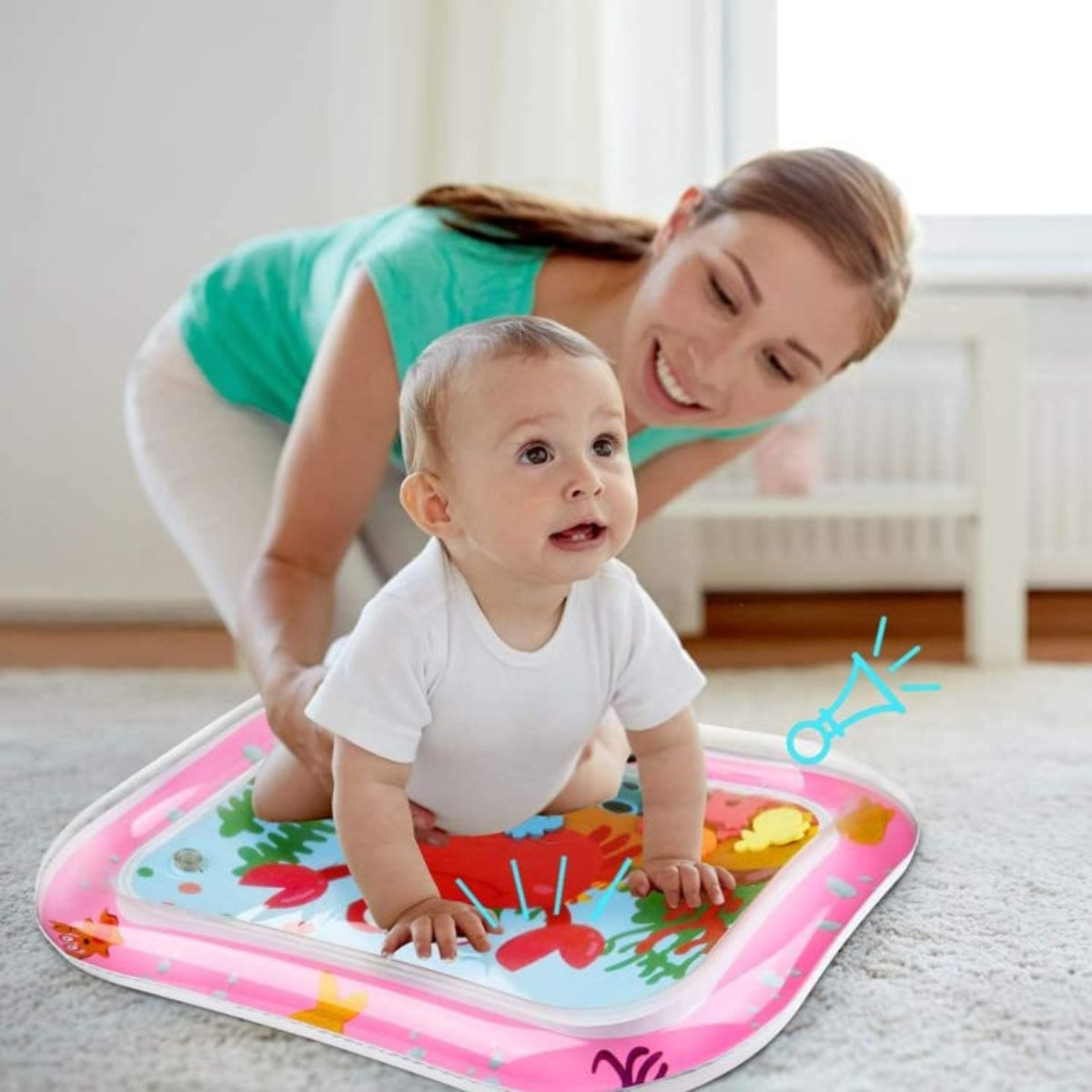 SET 2 TAPETE SENSORIAL DE AGUA ALFOMBRA INTERACTIVA LAU - 4