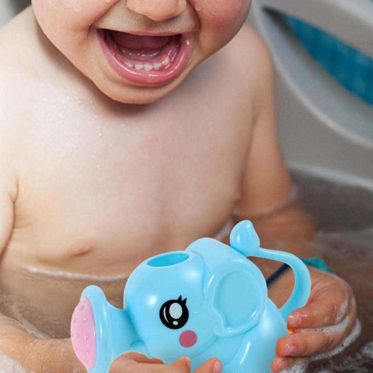 SET 7 JUGUETE PARA EL BAÑO REGADERA FORMA ELEFANTE LAU - 2