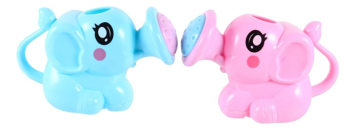 SET 7 JUGUETE PARA EL BAÑO REGADERA FORMA ELEFANTE LAU - 8