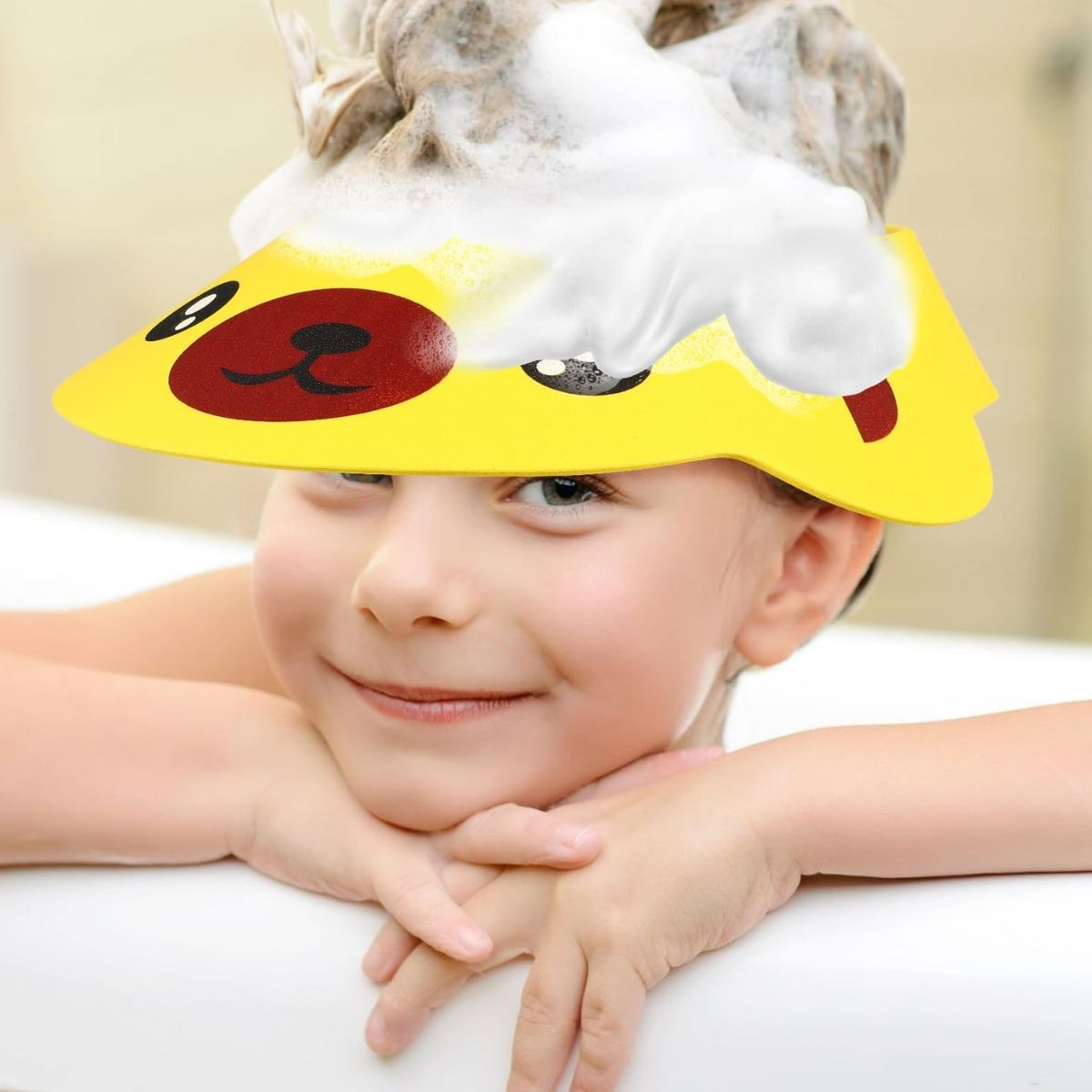 SET 10 VISERA GORRO DUCHA PROTECTOR OJOS 0-6 AÑOS LAU - 2