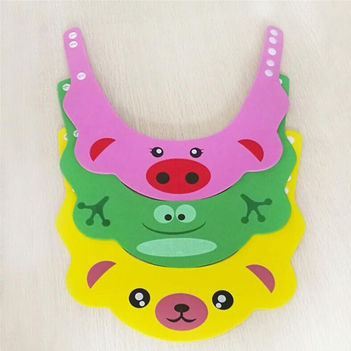 SET 10 VISERA GORRO DUCHA PROTECTOR OJOS 0-6 AÑOS LAU - 8