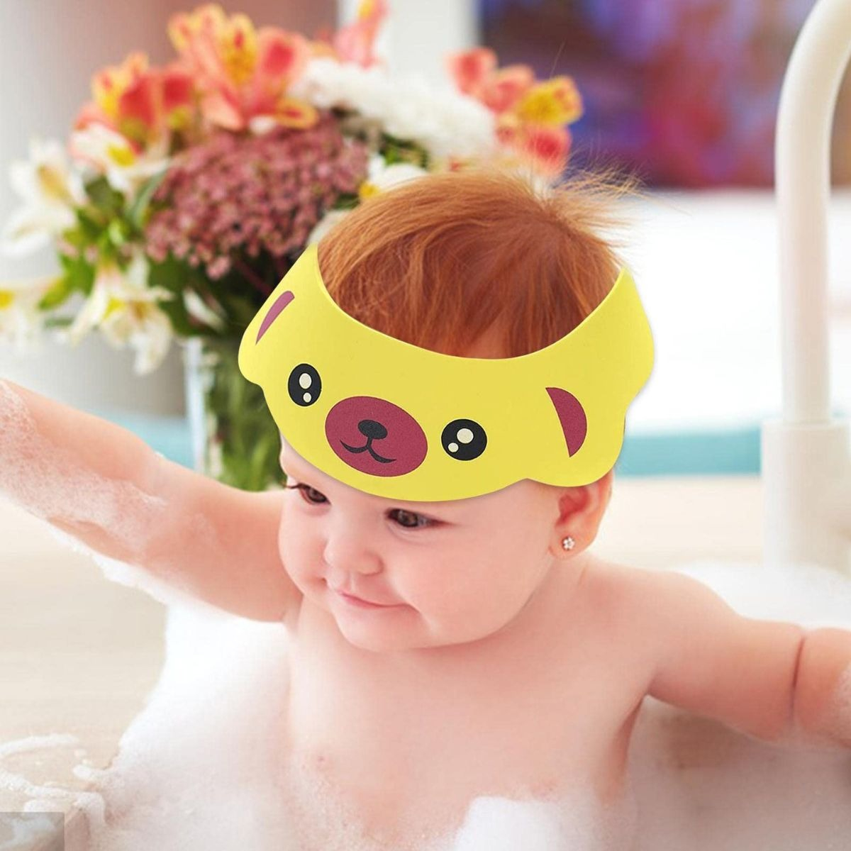 SET 10 VISERA GORRO DUCHA PROTECTOR OJOS 0-6 AÑOS LAU - 9