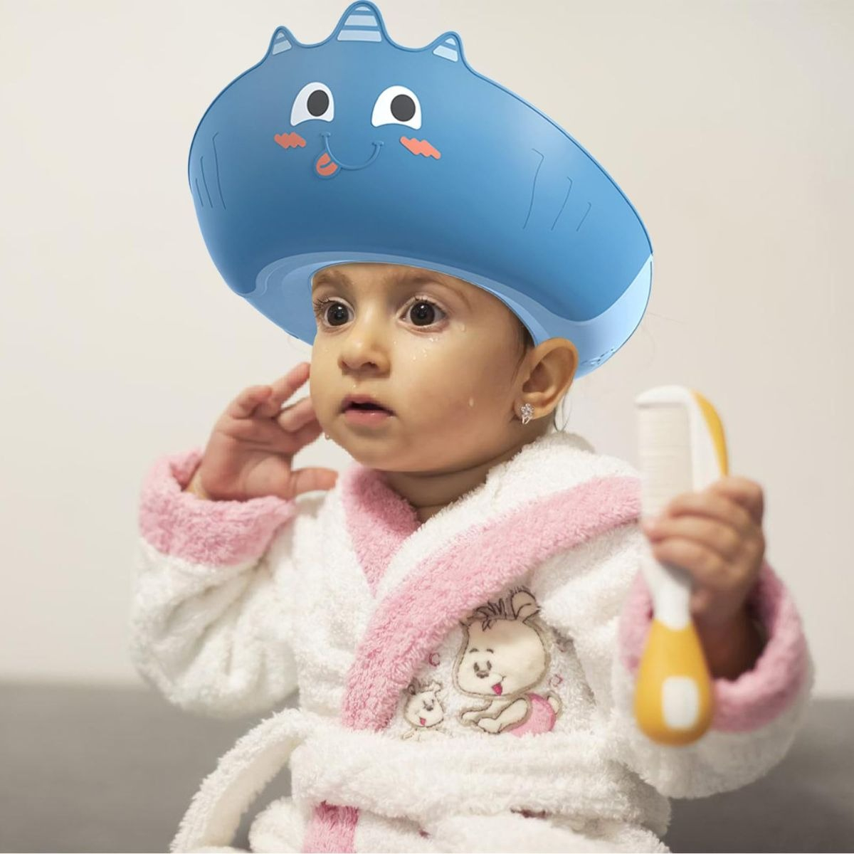 SET 3 VISERA BAÑO INFANTIL DISEÑO MONSTRUITO DUCHA BEBE LAU - 9