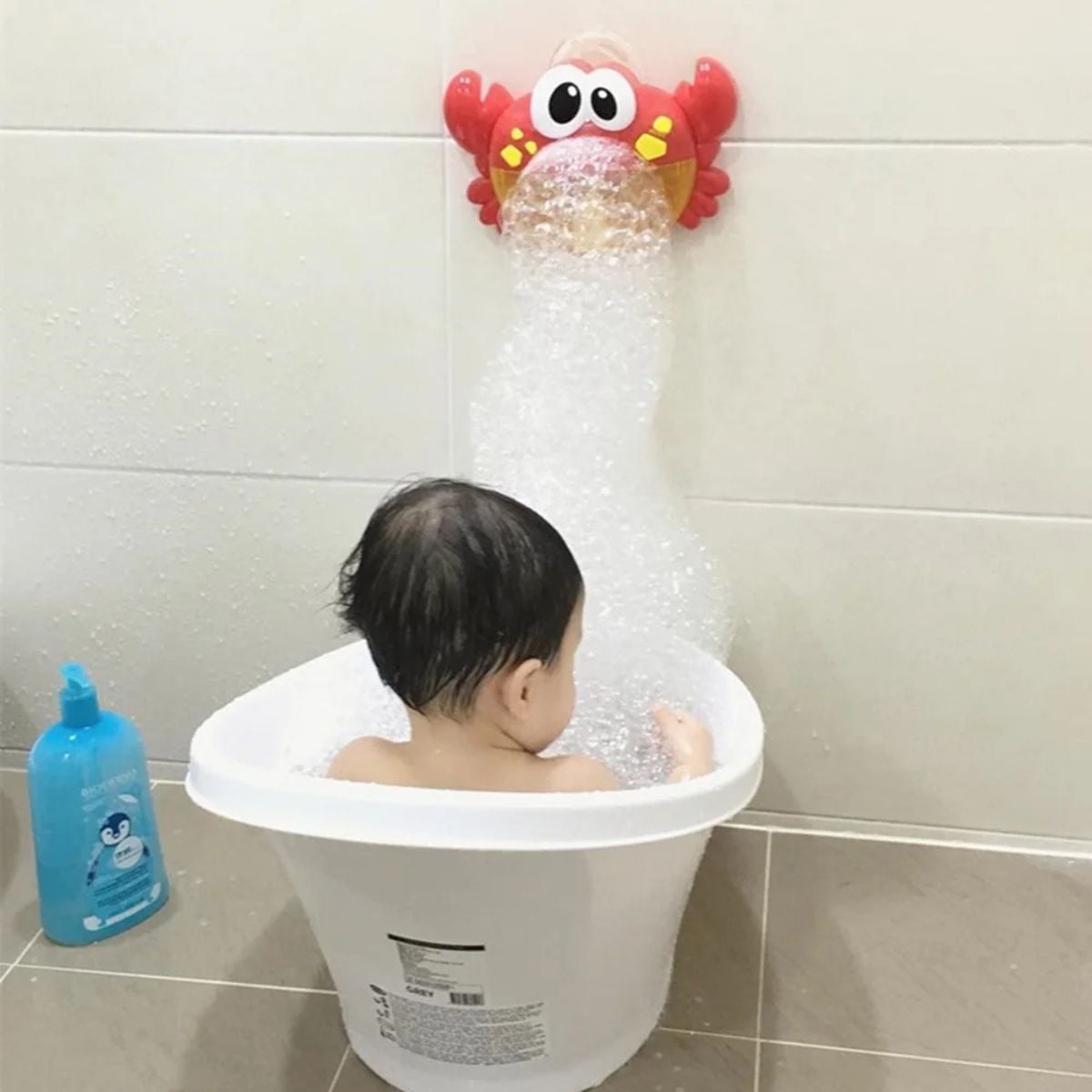 JUGUETE BAÑO BURBUJAS DUCHA MUSICAL CANGREJO BEBE LAU - 7
