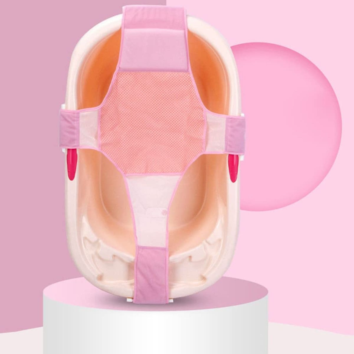 SET 2 ALMOHADILLA MALLA BAÑO ERGONOMICO SOPORTE BEBE LAU - 4